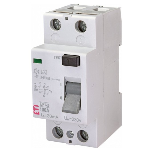 Wyłącznik różnicowoprądowy EFI-2 A 100